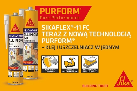Sika Purform® – technologia, która umożliwia trwałe uszczelnianie i klejenie